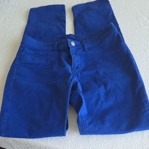 J Brand Royal Blue Stretch Skinny Jeans 27